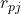 r_{pj}