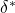 \delta^{*}