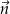 \vec{n}