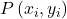 P\left(x_{i}, y_{i}\right)