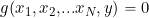 Rendered by QuickLaTeX.com g(x_1, x_2, \! ... x_N, y) = 0
