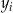 y_i