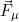\vec{F}_{\mu}