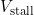 V_{\rm stall}