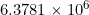Rendered by QuickLaTeX.com 6.3781 \times 10^6
