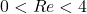 0 < {Re} < 4