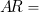 Rendered by QuickLaTeX.com A\!R =
