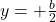 y = + \frac{b}{2}