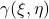 \gamma(\xi,\eta)