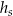 {h_s}