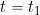 t = t_1