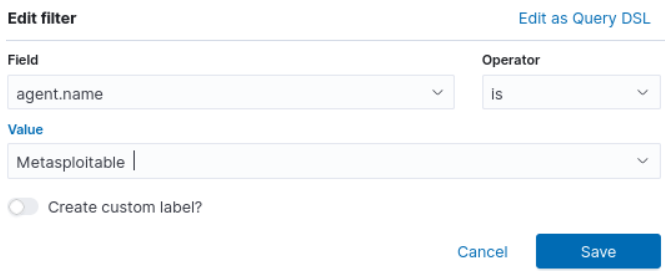 Creating a filer rule