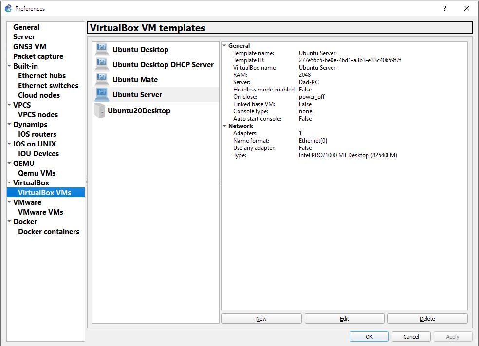 Screenshot of command