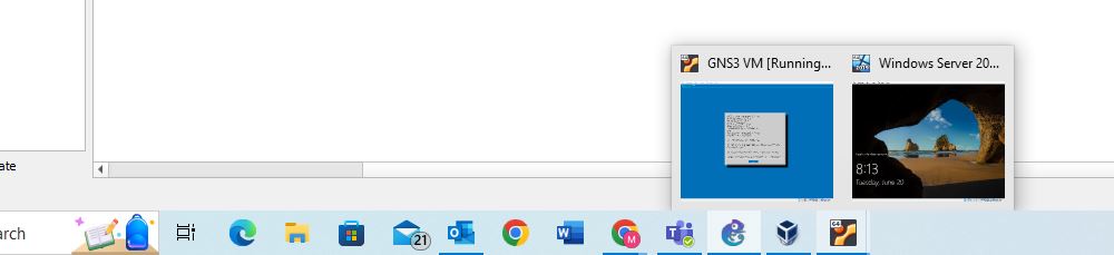 Screenshot of command
