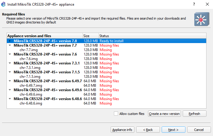 Picture of GNS3 Window
