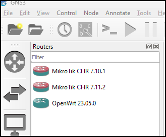 OpenWrt in the router appliance menu Picture showing the steps