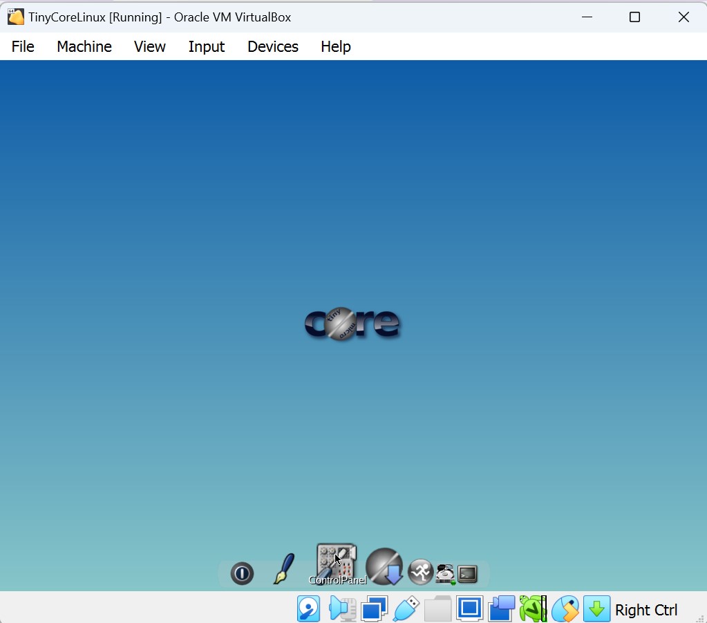 Screenshot of commands