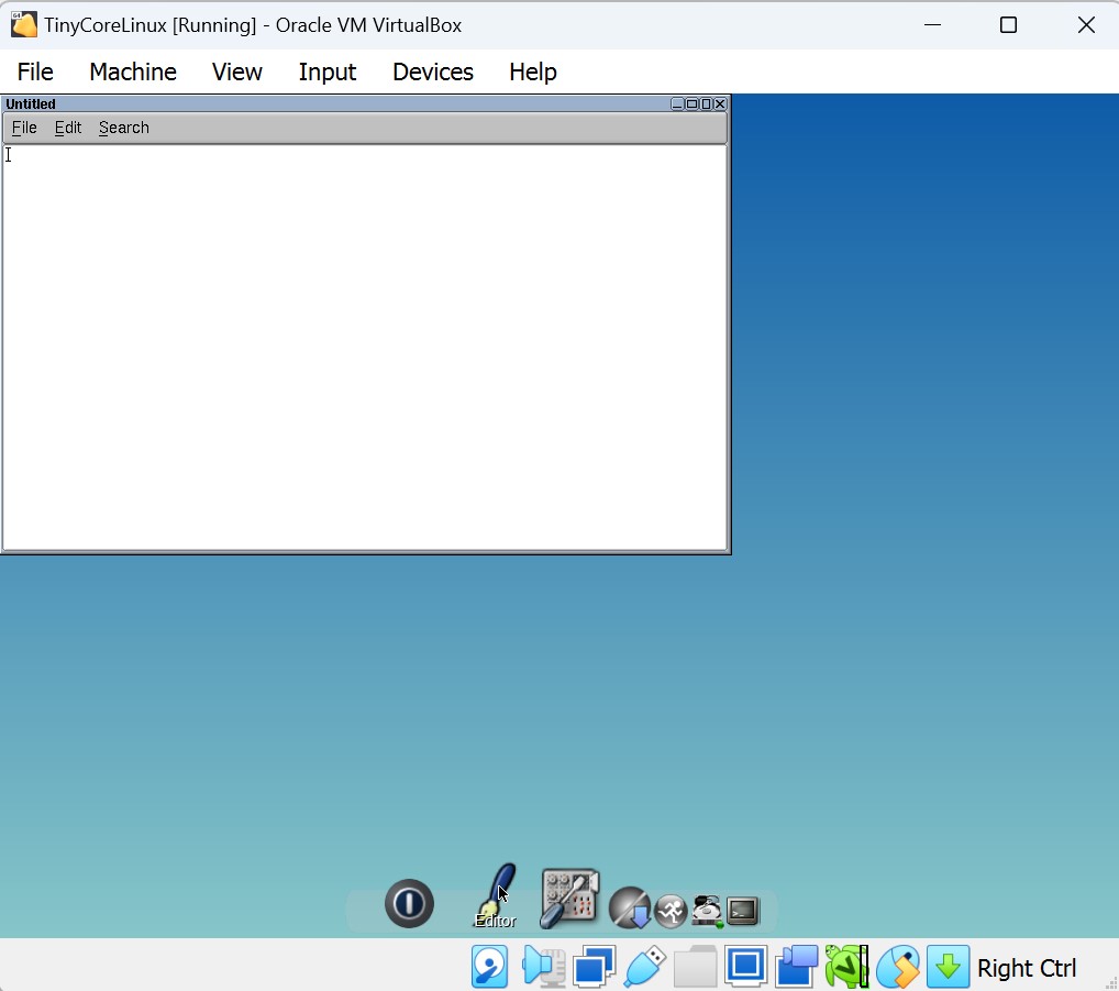 Screenshot of commands