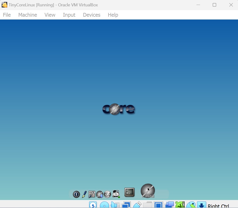 Screenshot of commands