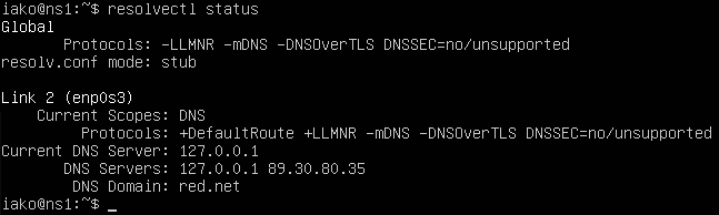 Screenshot of commands