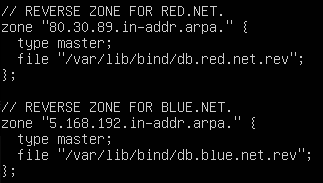 Screenshot of commands