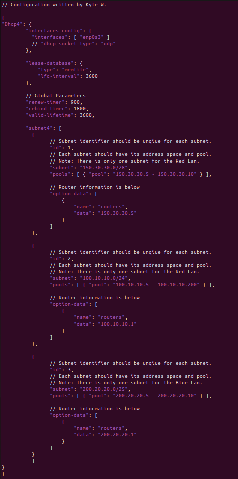 kea-dhcp-config