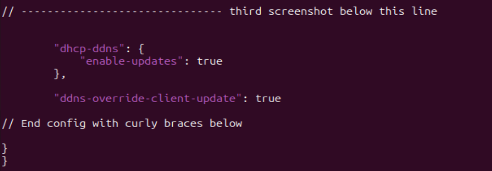 screenshot of instructions