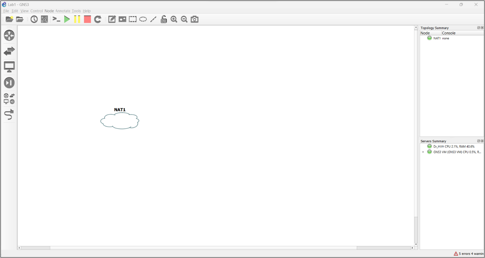 Inserting the cloud