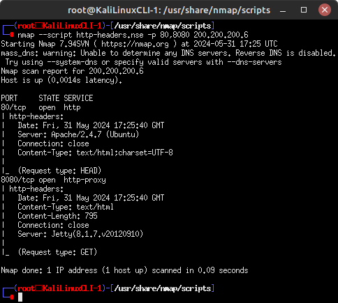 nmap scan