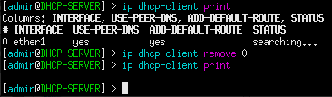 terminal command execution