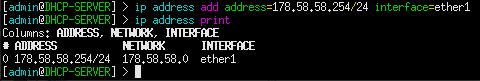 terminal command execution