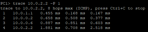 Terminal command execution