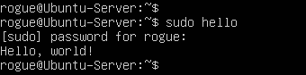 terminal command execution
