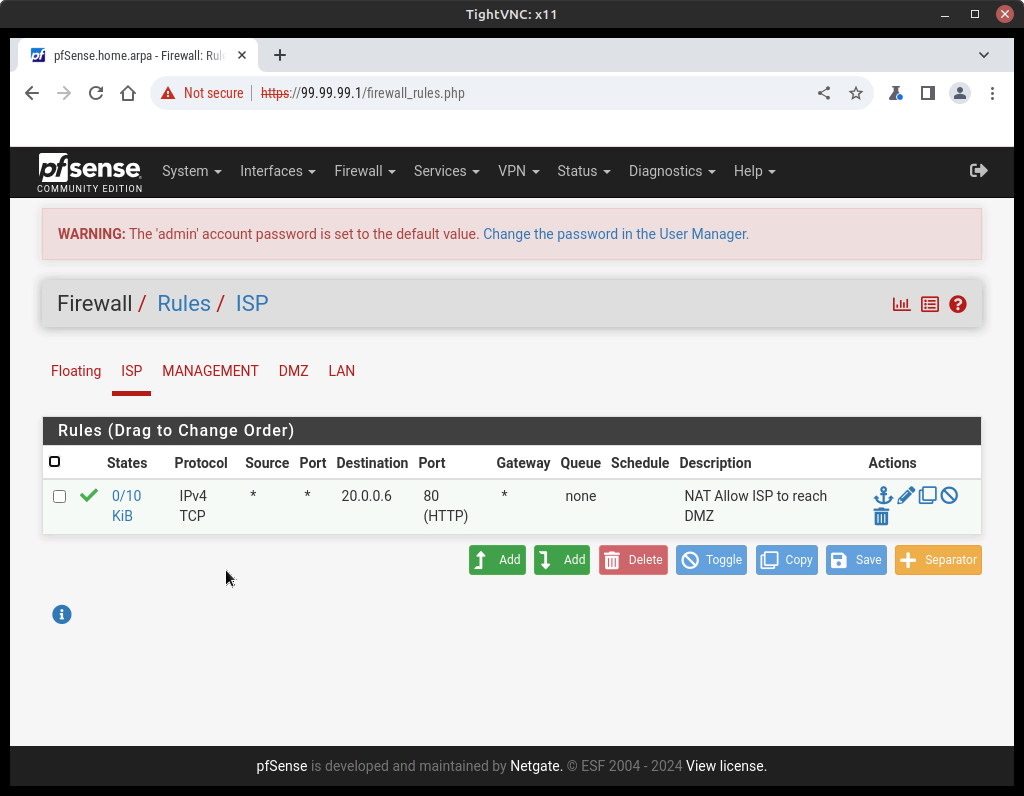 pfsense login