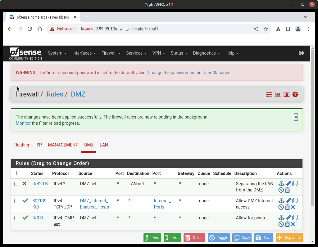 pfsense login