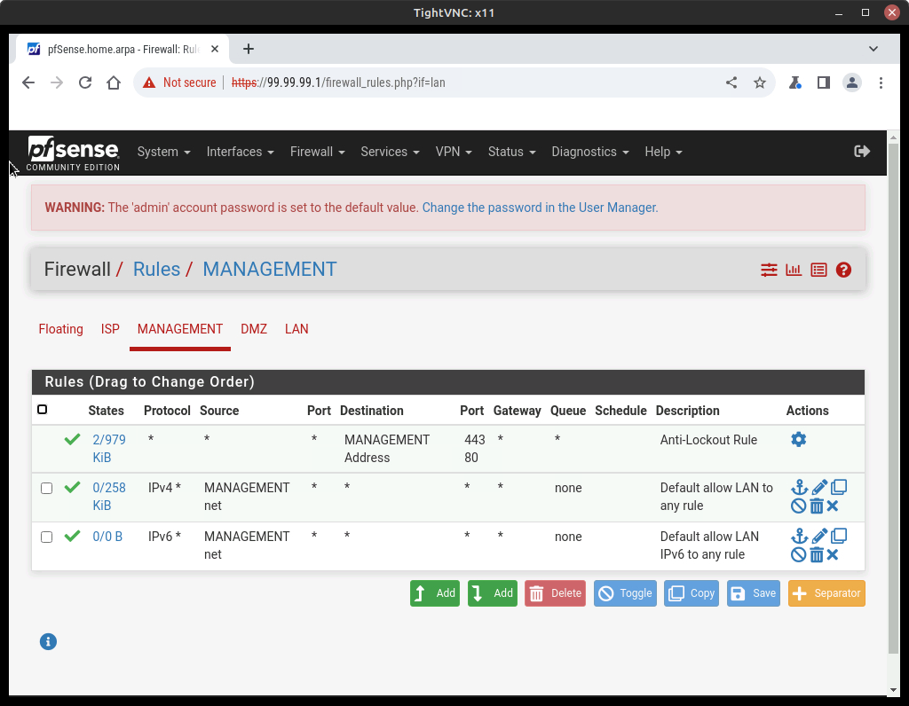 pfsense login