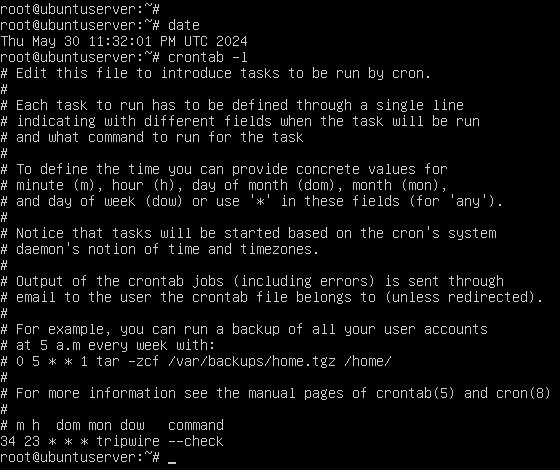 crontab update