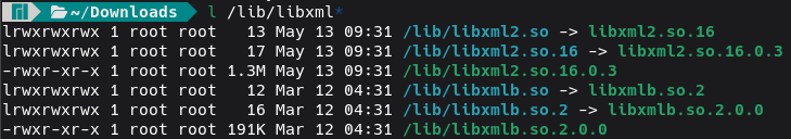libxml2 links before