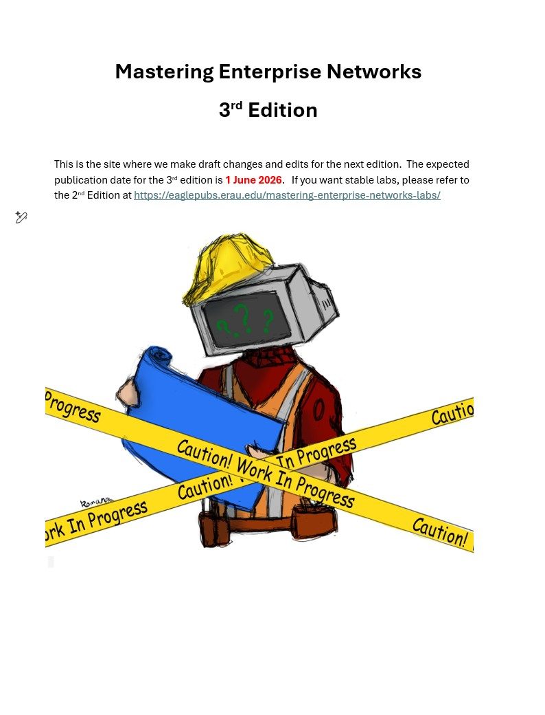 Cover image for Mastering Enterprise Networks 3e