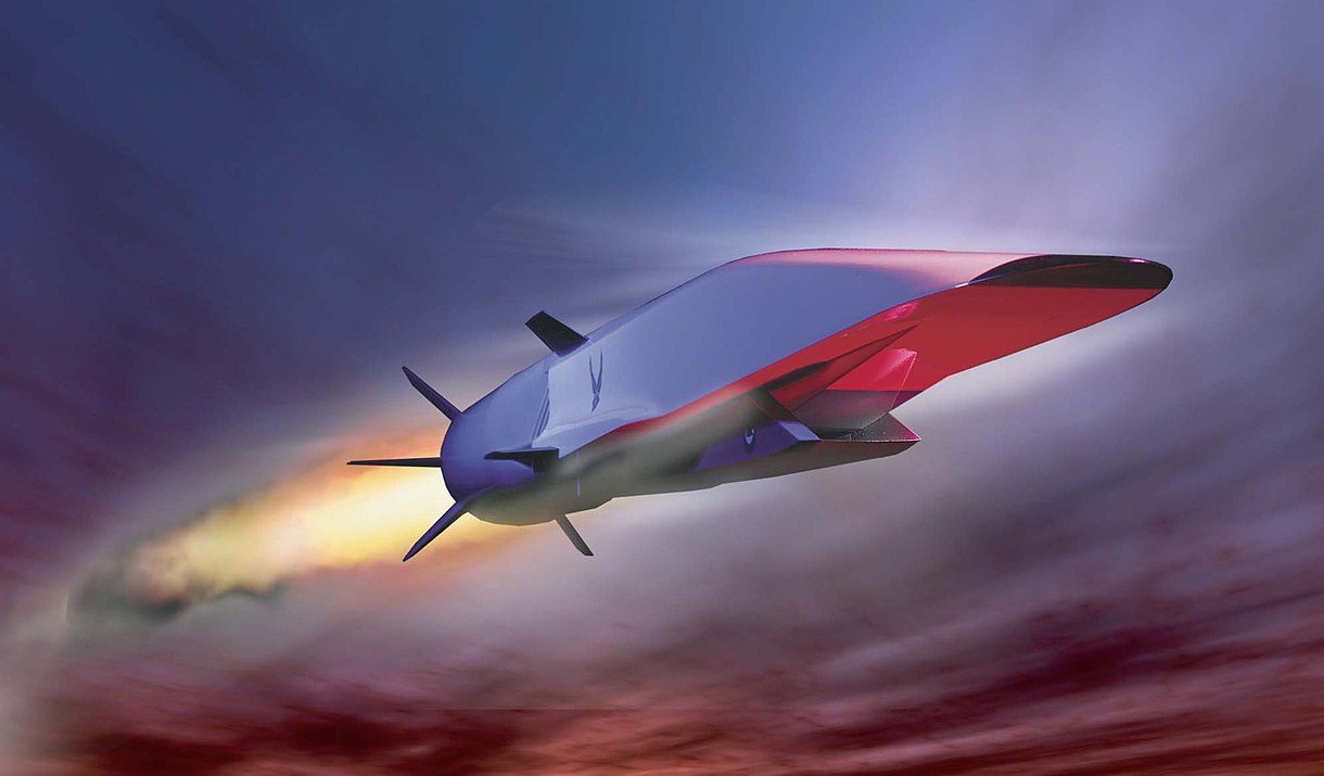 Image of the X-51A Waverider concept that is set to demonstrate hypersonic flight.