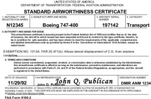 Aircraft Classifications & Regulations – Introduction to Aerospace ...