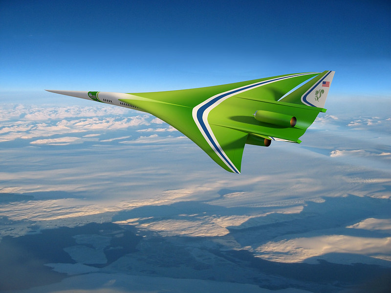 Lockheed Martin's future quiet supersonic aircraft design.