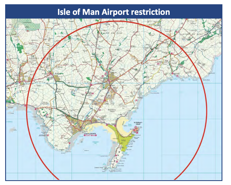 Isle of Man Airport Restriction