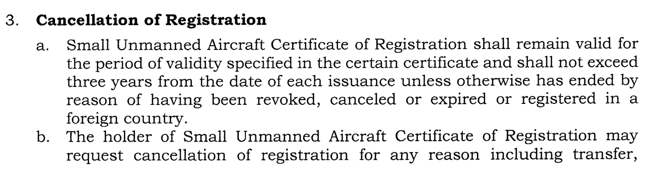 registration rules